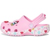 Crocs Girls’ Disney Mickey Minnie Mouse™ Clogs | Casual Shoes(Pink/Minnie Jibbitz)