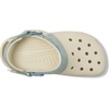 Crocs Kids Classic Denim Floral Backstrap Clogs (Little Kid/Big Kid)(Summit White)