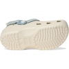 Crocs Kids Classic Denim Floral Backstrap Clogs (Little Kid/Big Kid)(Summit White)