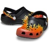 Crocs Kids’ Classic Seasonal Graphic Clogs(Black/Multi Flames)