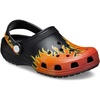 Crocs Kids’ Classic Seasonal Graphic Clogs(Black/Multi Flames)