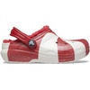 Crocs Kids’ Classic Seasonal Graphic Clogs(White/Red)