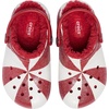 Crocs Kids’ Classic Seasonal Graphic Clogs(White/Red)