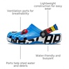 Crocs Kids Nascar Classic Clog (Little Kid/Big Kid)(Bright Cobalt)