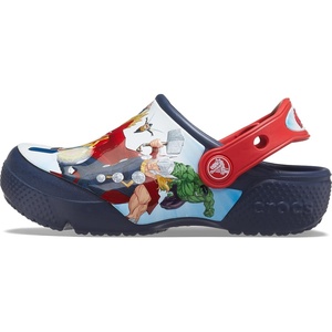 Crocs Baby-Boys Fl Justiceleague Lights Clog K(Avengers Patch)