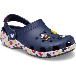 Crocs Girls’ Disney Mickey Minnie Mouse™ Clogs | Casual Shoes(Navy/Mickey Jibbitz)