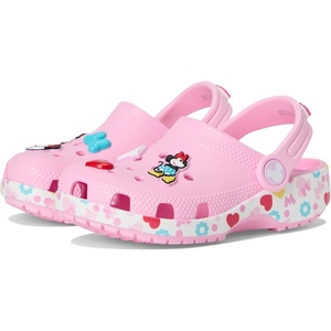 Crocs Girls’ Disney Mickey Minnie Mouse™ Clogs | Casual Shoes(Pink/Minnie Jibbitz)