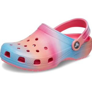 Crocs Kids’ Classic Seasonal Graphic Clogs(Hyper Pink/Multi)