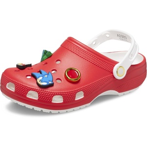 Crocs Kids’ Sonic the Hedgehog Classic Clogs, Kids and Toddler Shoes(Red)