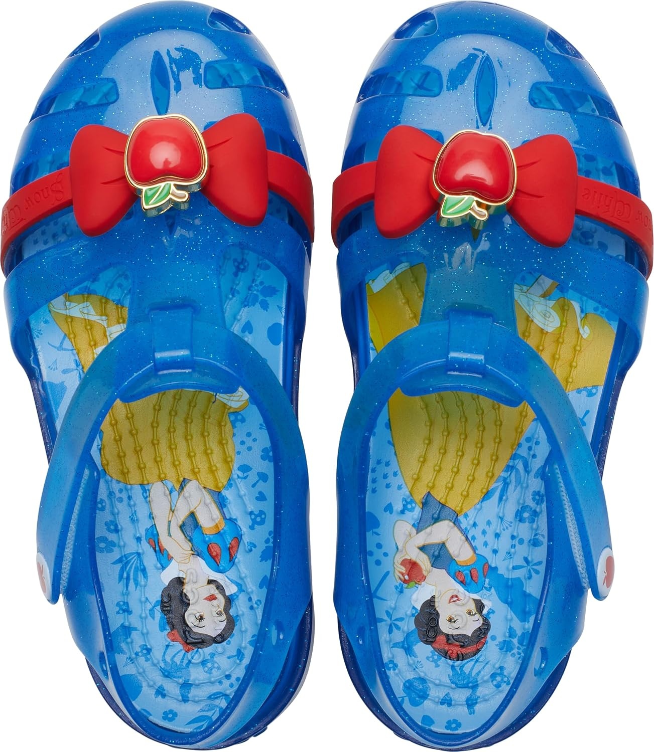 image:imageCrocs UnisexChild Disney Princess Isabella Glitter Sandals ToddlerBright Cobalt
