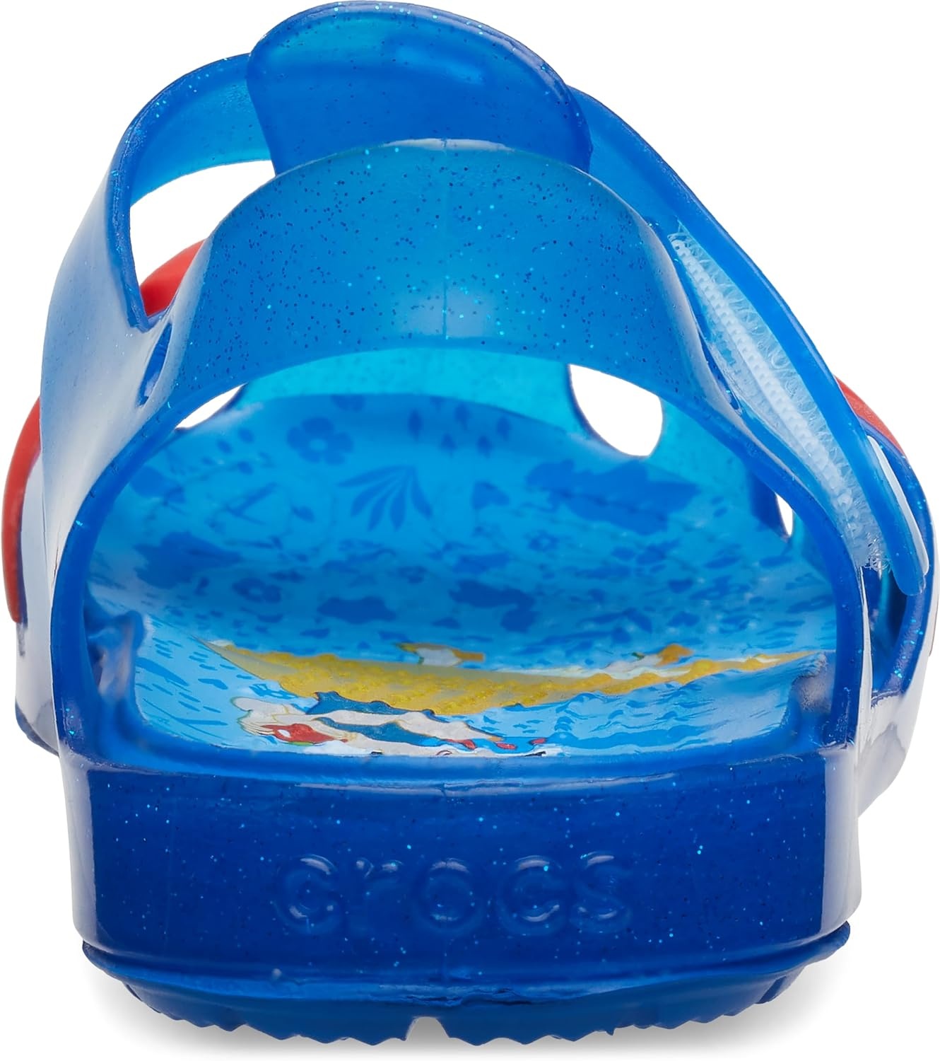 image:imageCrocs UnisexChild Disney Princess Isabella Glitter Sandals ToddlerBright Cobalt