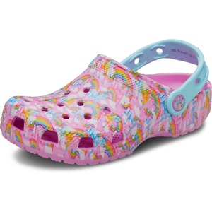 Crocs Unisex Adult Classic Lisa Frank Clogs(Taffy Pink)