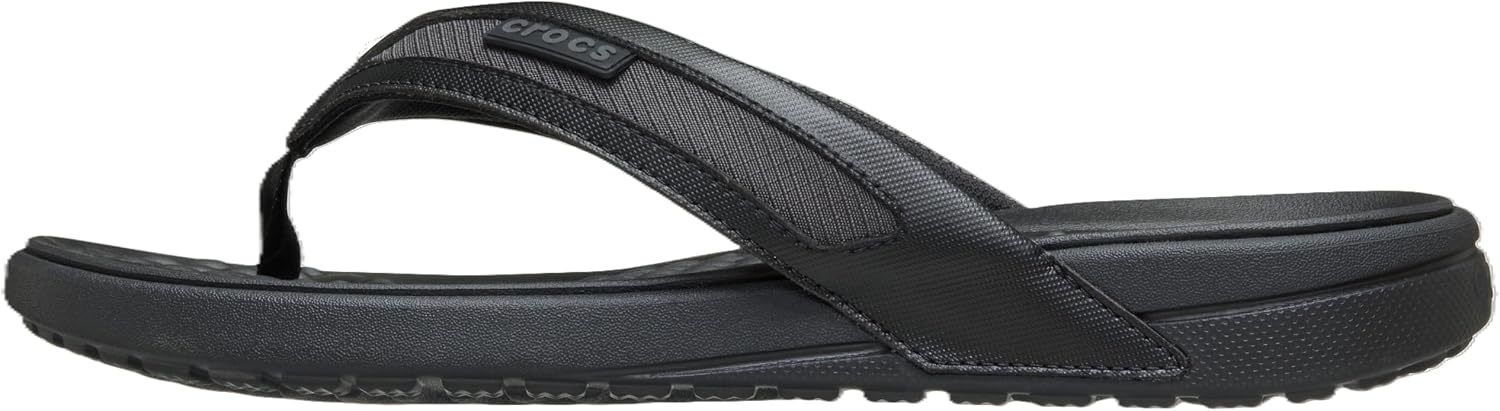 image:imageCrocs Mens Yukon Sport LR Lightweight Flip Flop SandalsBlackSlate Grey