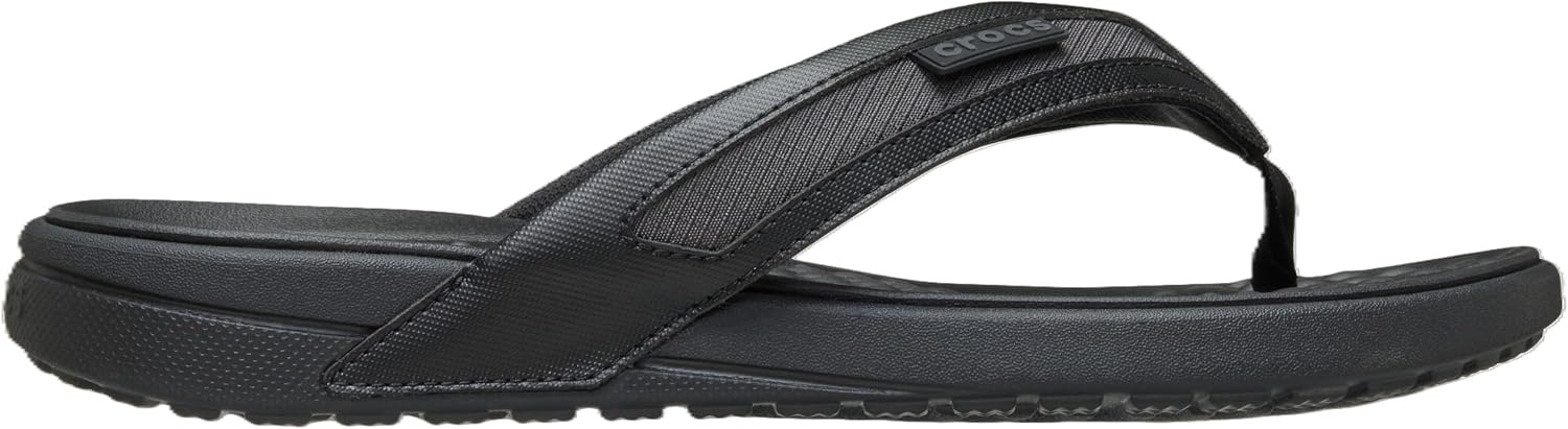 image:imageCrocs Mens Yukon Sport LR Lightweight Flip Flop SandalsBlackSlate Grey