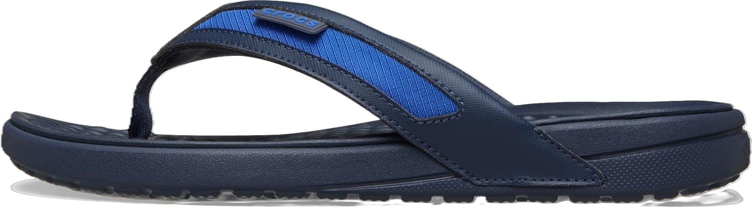 image:imageCrocs Mens Yukon Sport LR Lightweight Flip Flop SandalsBlue BoltNavy