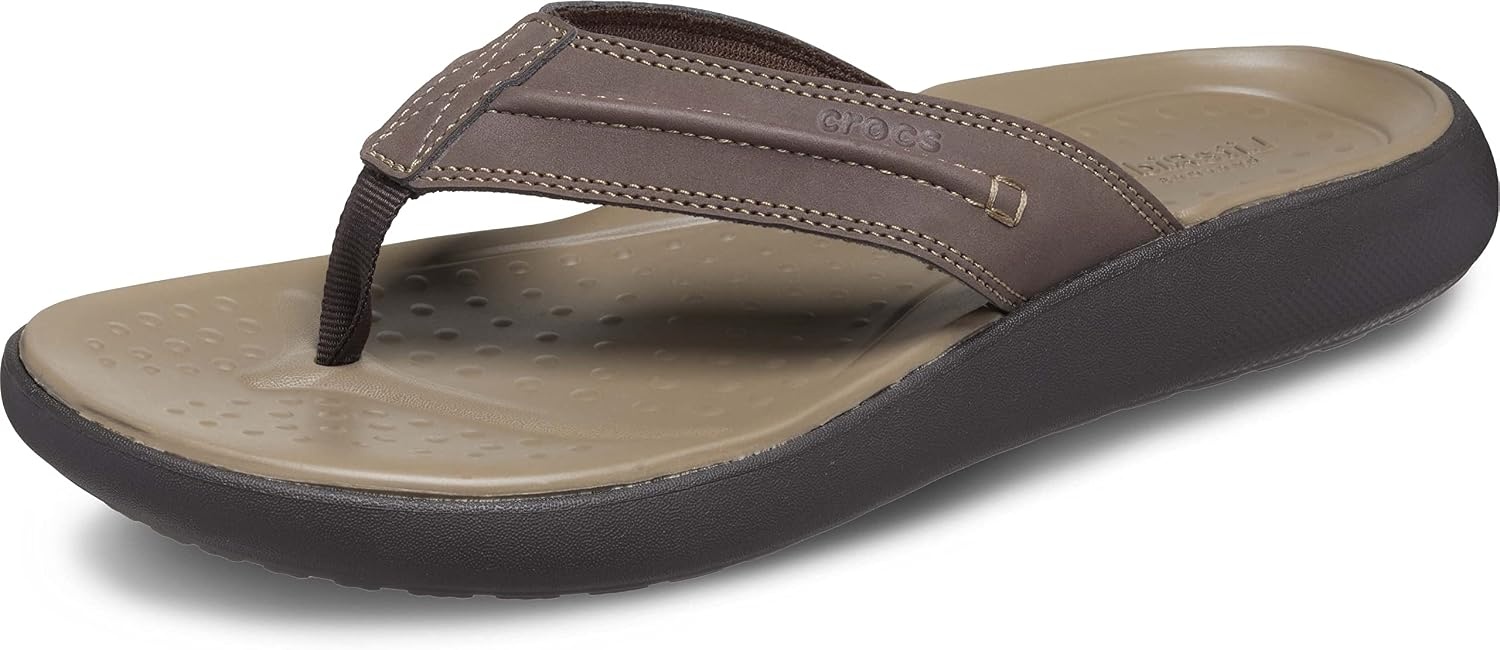 image:imageCrocs Mens Yukon Vista II Flip Flops Sandals Casual SandalsEspresso