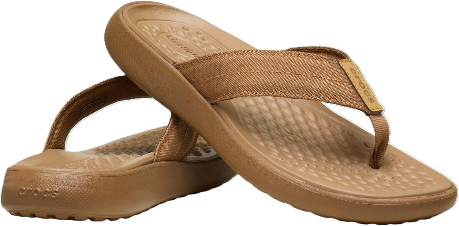 image:imageCrocs Mens Yukon Vista II Flip Flops Sandals Casual SandalsHazelnut