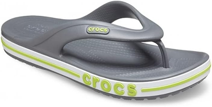 image:imageCrocs Unisex Adult Bayaband Slide SandalsSlate Grey Lime Punch