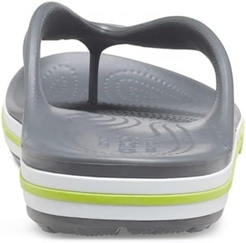 image:imageCrocs Unisex Adult Bayaband Slide SandalsSlate Grey Lime Punch