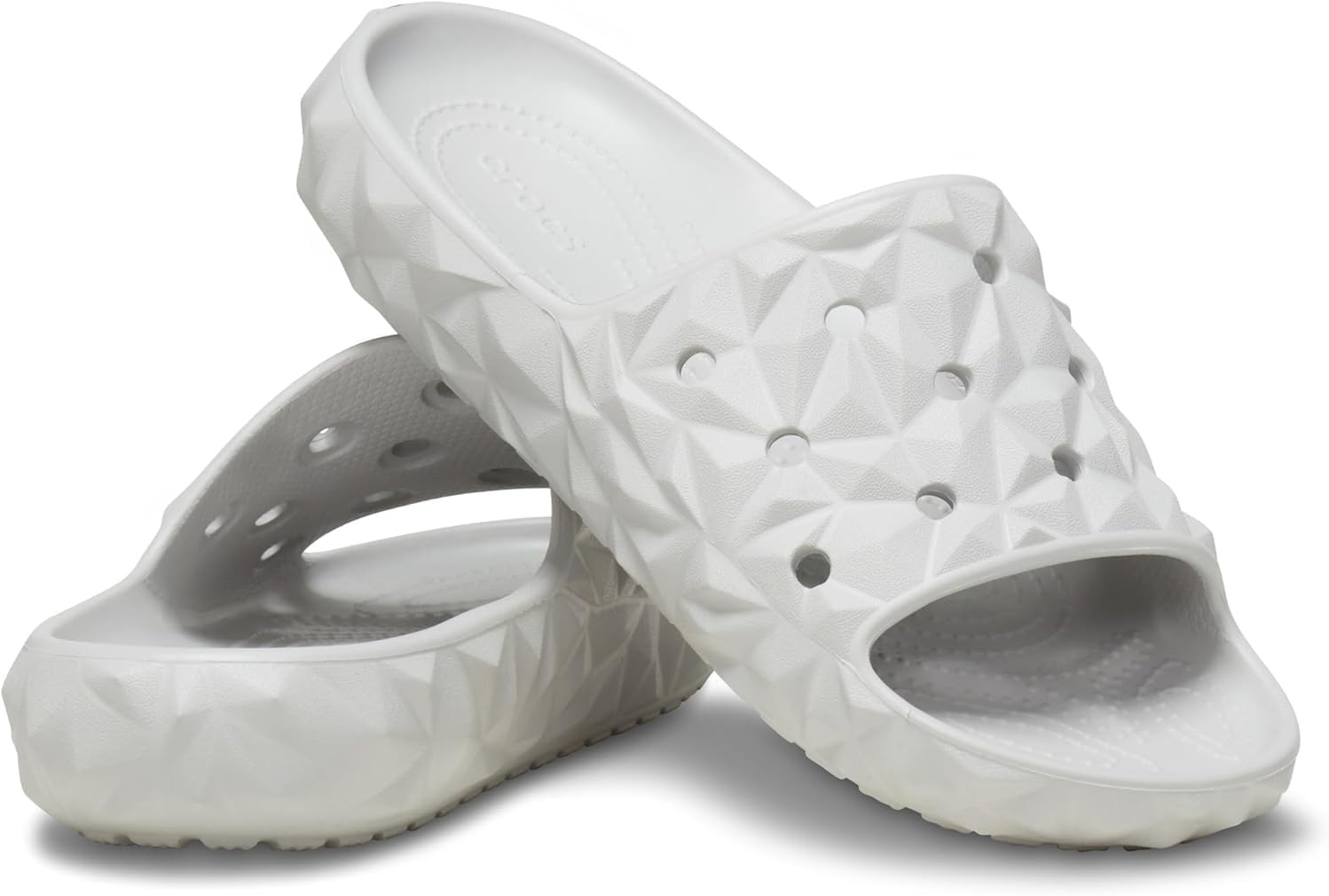 image:imageCrocs Unisex Adult Classic Geometric V2 Slides Casual SandalsAtmosphere