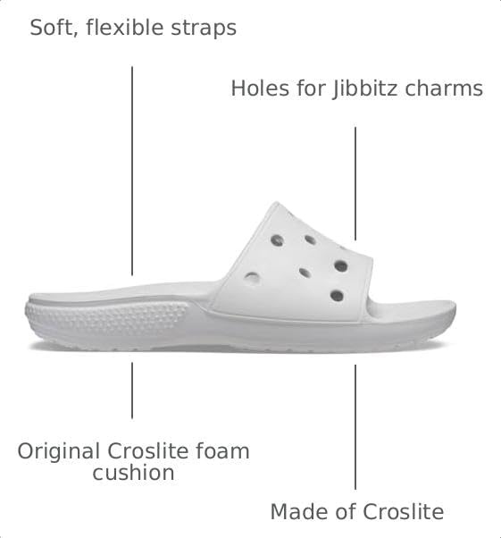 image:imageCrocs Unisex Adult Classic Slide Sandals Casual SandalsAtmosphere