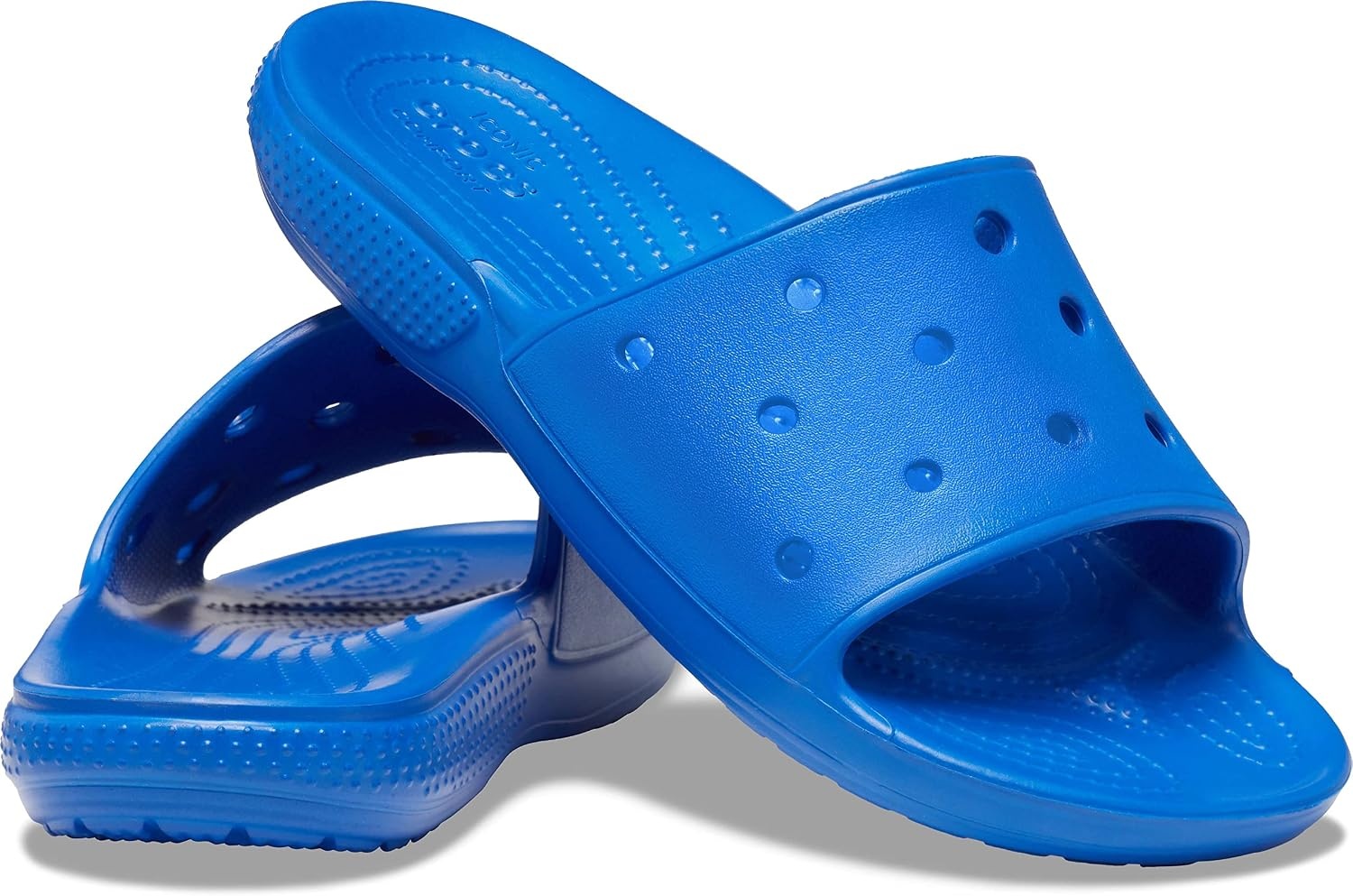 image:imageCrocs Unisex Adult Classic Slide Sandals Casual SandalsBlue Bolt