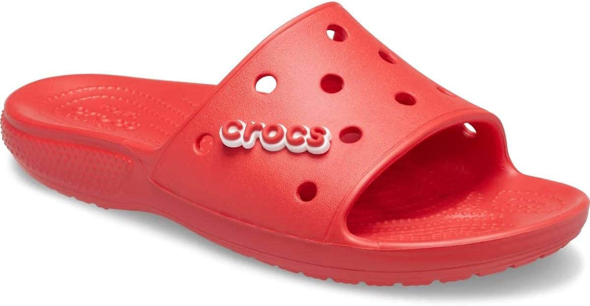 image:imageCrocs Unisex Adult Classic Slide Sandals Casual SandalsFlame