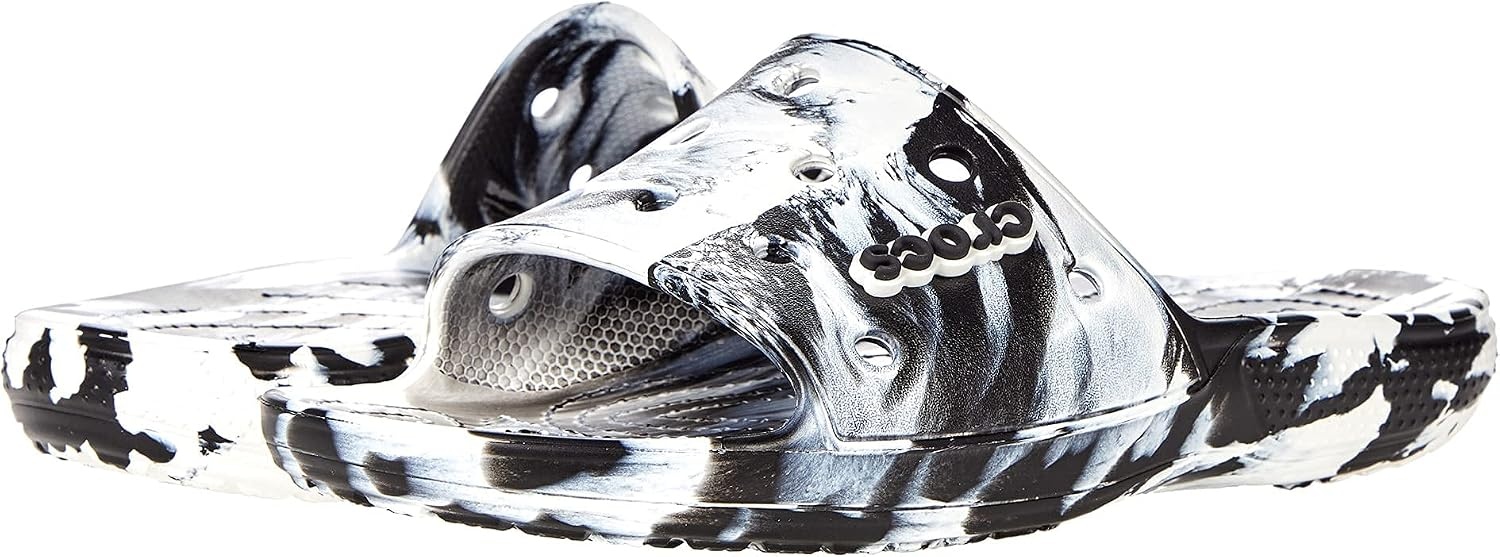 image:imageCrocs Unisex Adult Classic Slide Sandals Casual SandalsWhiteBlackCamo
