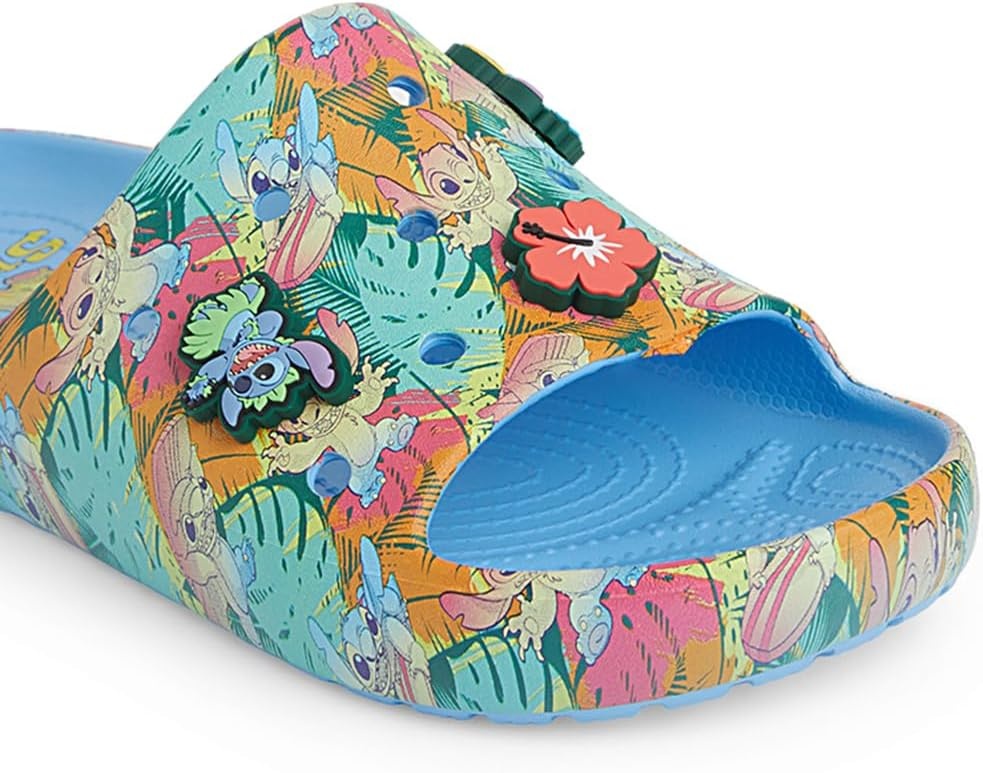image:imageCrocs Unisex Adult Classic V2 Slides Casual SandalsBlue