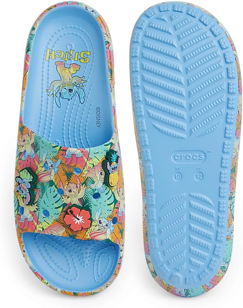 image:imageCrocs Unisex Adult Classic V2 Slides Casual SandalsBlue