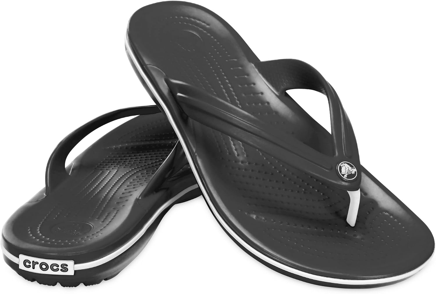 image:imageCrocs Unisex Adult Crocband Flip Flop SandalBlack