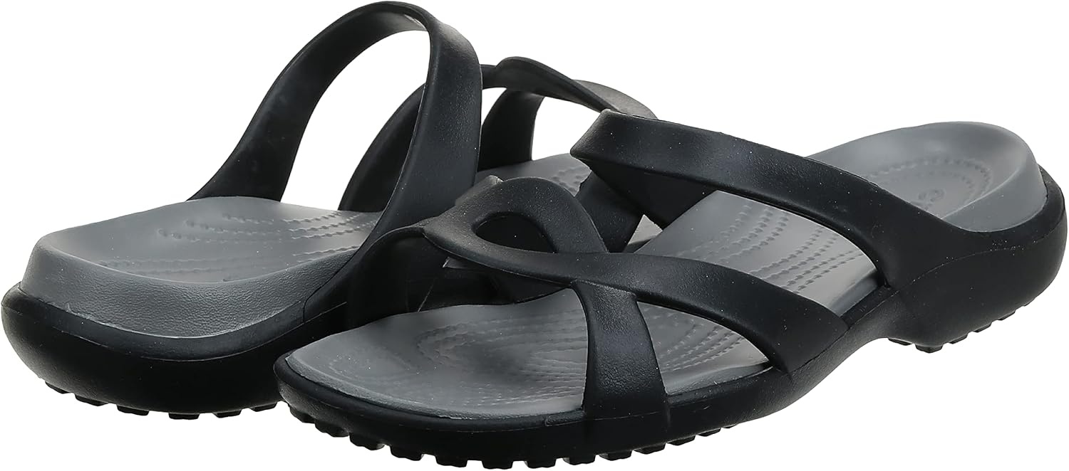 image:imageCrocs Unisex Adult Crocband Flip Flop SandalMeleenBlackSmoke