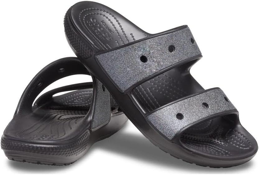 image:imageCrocs UnisexAdult Classic SandalSeasonal Graphics SlideBlack