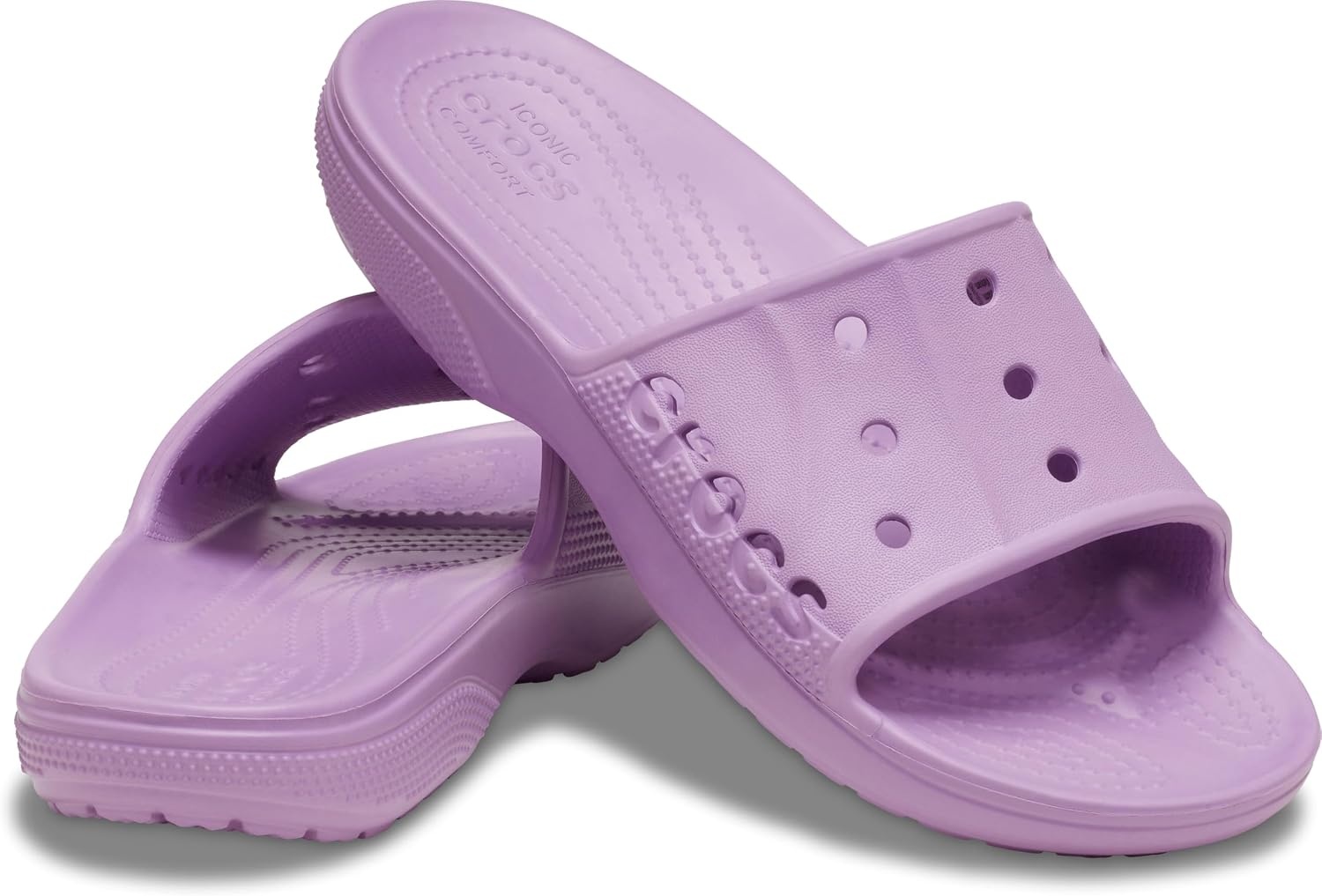 image:imageCrocs Via Slides Sandals Casual SandalsOrchid