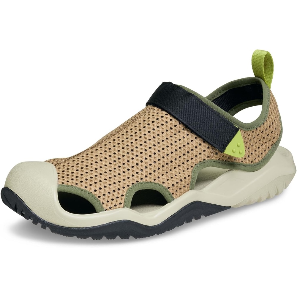 image:imageCrocs Mens Swiftwater Mesh Deck SandalsSepia