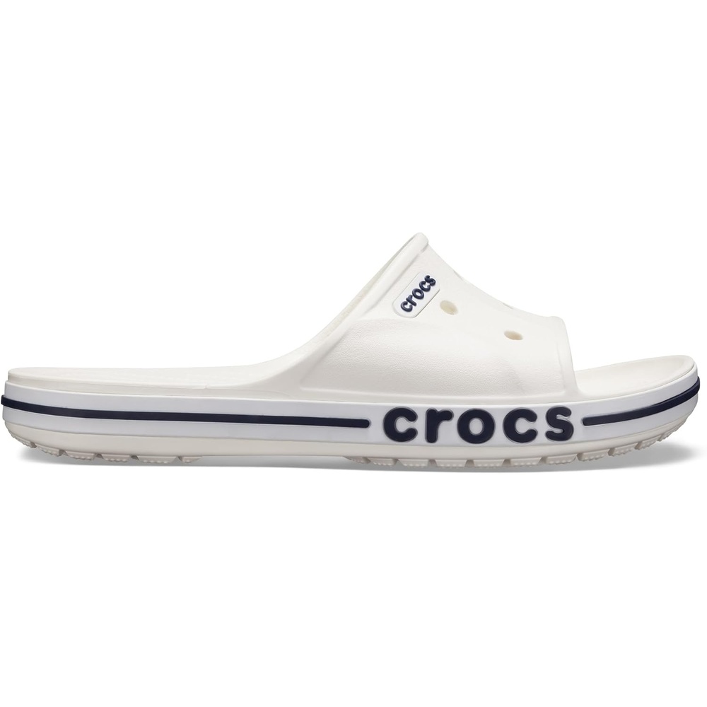 image:imageCrocs Unisex Adult Bayaband Slide SandalsWhiteNavy