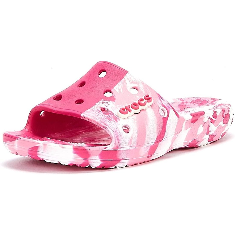 image:imageCrocs Unisex Adult Classic Slide SandalsCandy Pink Pink Lemonade