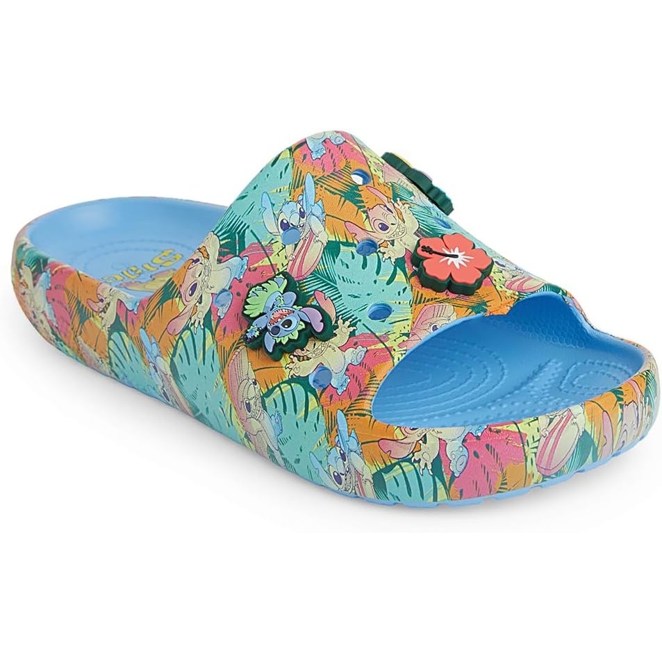 image:imageCrocs Unisex Adult Classic V2 Slides Casual SandalsBlue
