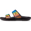 Crocs Men’s Classic Slide Sandals(Black/Spray Dye)