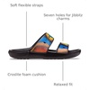 Crocs Men’s Classic Slide Sandals(Black/Spray Dye)