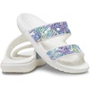 Crocs Men’s Classic Slide Sandals(White/Multi Butterfly)