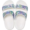 Crocs Men’s Classic Slide Sandals(White/Multi Butterfly)