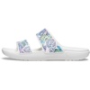 Crocs Men’s Classic Slide Sandals(White/Multi Butterfly)