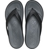 Crocs Men’s Coast Flip Flops, Sandals for Men(Black/Slate Grey)
