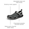Crocs Men’s Swiftwater Mesh Deck Sandals(Black)