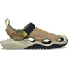 Crocs Men’s Swiftwater Mesh Deck Sandals(Sepia)