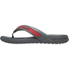 Crocs Men’s Yukon Sport LR Lightweight Flip Flop Sandals(Slate Grey/Flame)