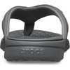 Crocs Men’s Yukon Sport LR Lightweight Flip Flop Sandals(Slate Grey/Flame)