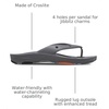 Crocs Unisex Adult All-Terrain Flip Flops(Slate Grey)