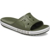 Crocs Unisex Adult Bayaband Slide Sandals(Army Green/Cobblestone)